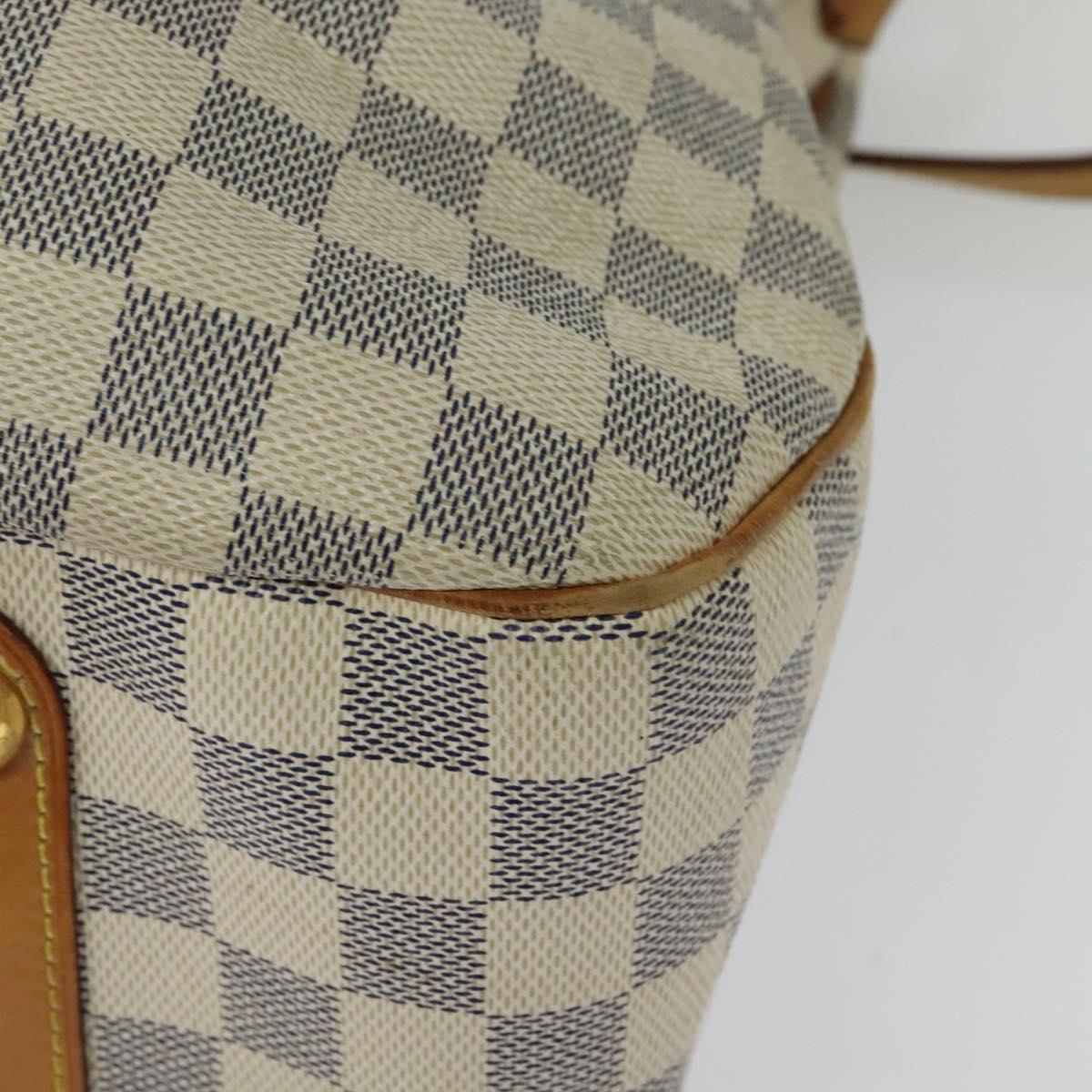 LOUIS VUITTON Damier Azur Syracuse GM Shoulder Bag N41111 LV Auth 138233