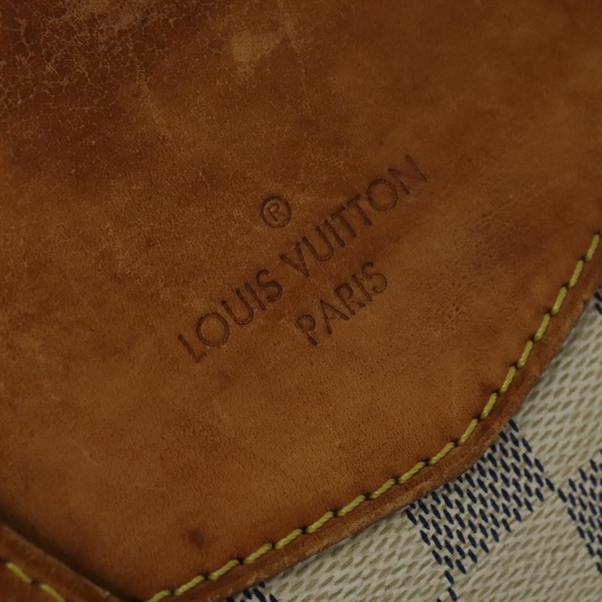 LOUIS VUITTON Damier Azur Syracuse GM Shoulder Bag N41111 LV Auth 138233