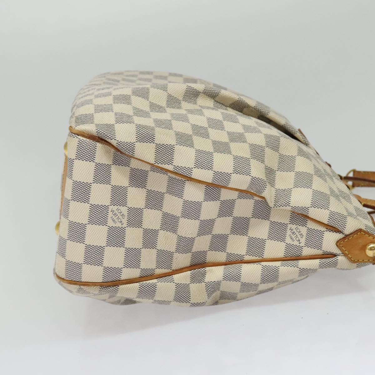 LOUIS VUITTON Damier Azur Syracuse GM Shoulder Bag N41111 LV Auth 138233