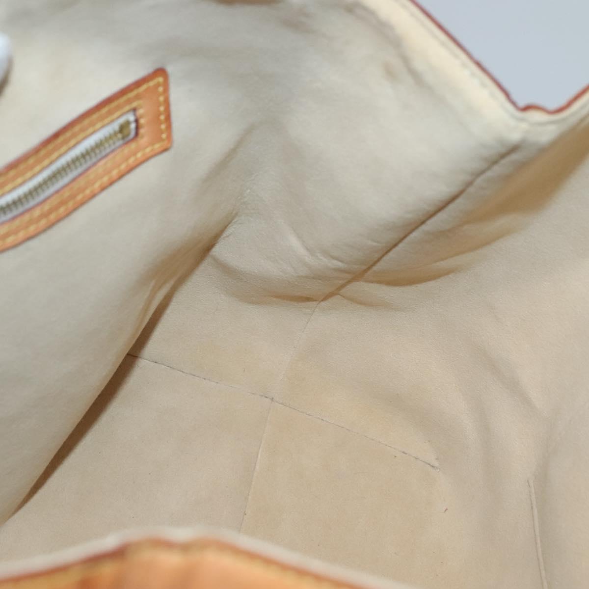 LOUIS VUITTON Damier Azur Hampstead MM Tote Bag N51206 LV Auth 138237