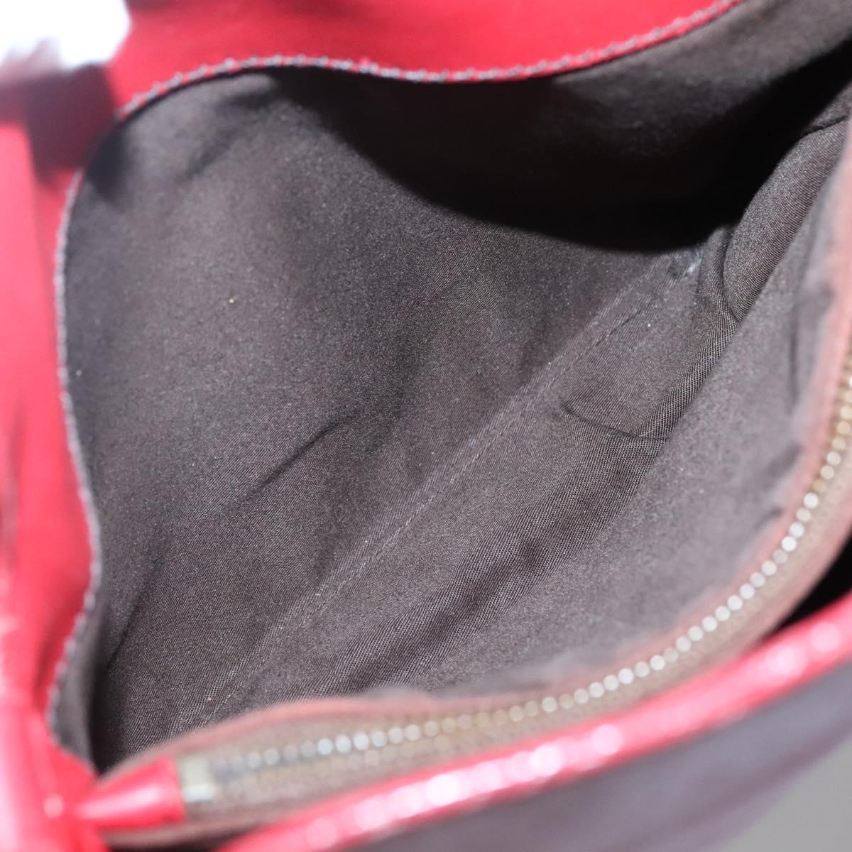 Miu Miu Hand Bag Leather Red Auth 138254