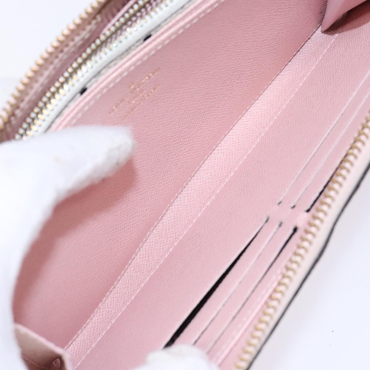 LOUIS VUITTON Monogram Giant Zippy Wallet Long Wallet Red M67550 LV Auth 138259