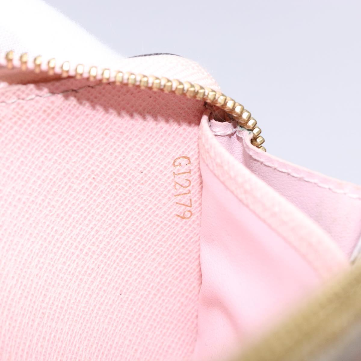 LOUIS VUITTON Monogram Giant Zippy Wallet Long Wallet Red M67550 LV Auth 138259