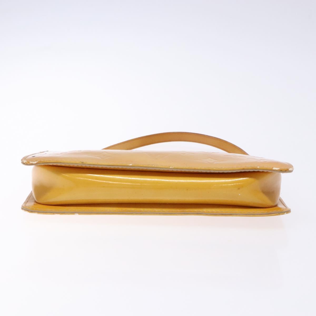 LOUIS VUITTON Monogram Vernis Lexington Accessory Pouch Beige M91010 Auth 138279