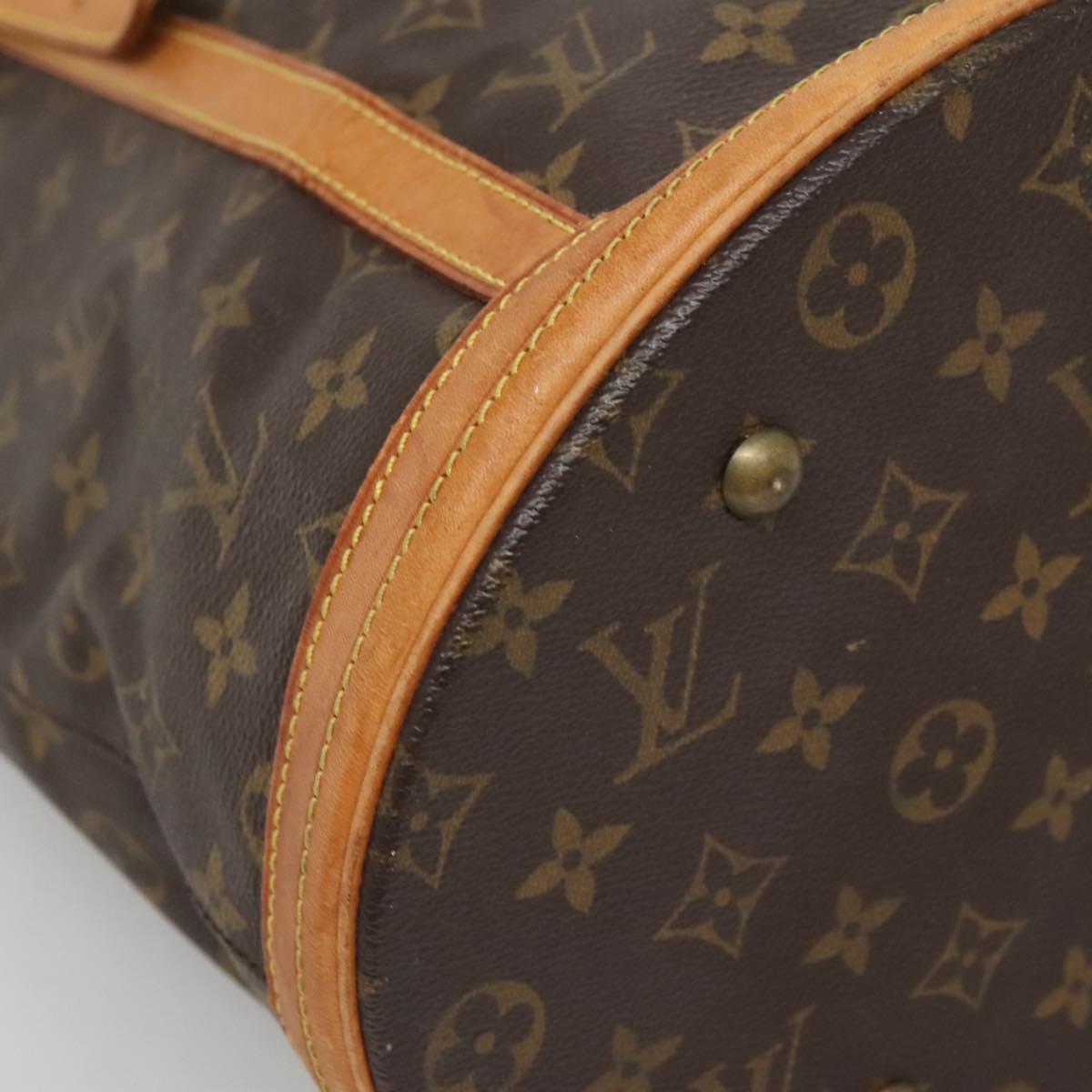 LOUIS VUITTON Monogram Bucket GM Shoulder Bag M42236 LV Auth 138294
