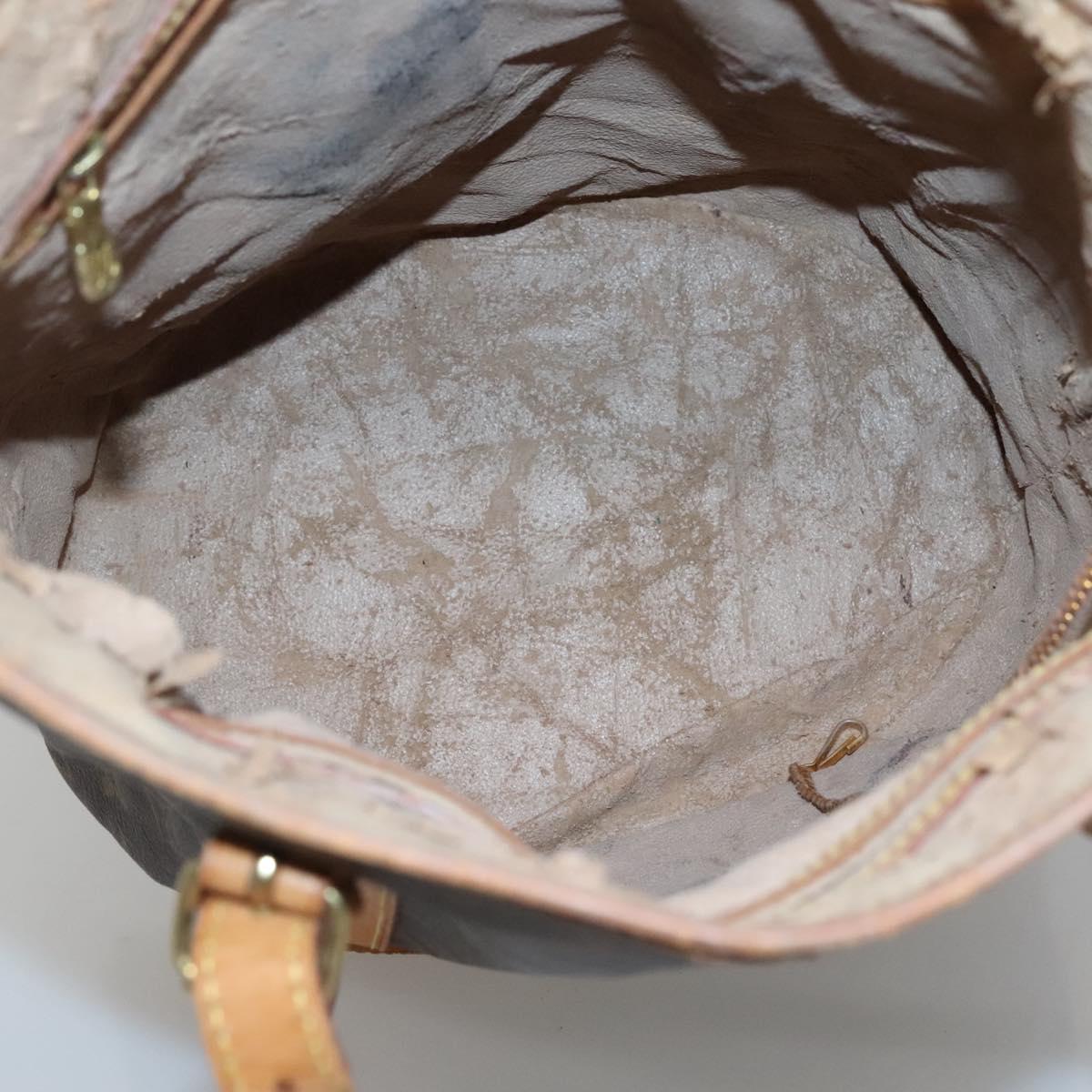 LOUIS VUITTON Monogram Bucket GM Shoulder Bag M42236 LV Auth 138294