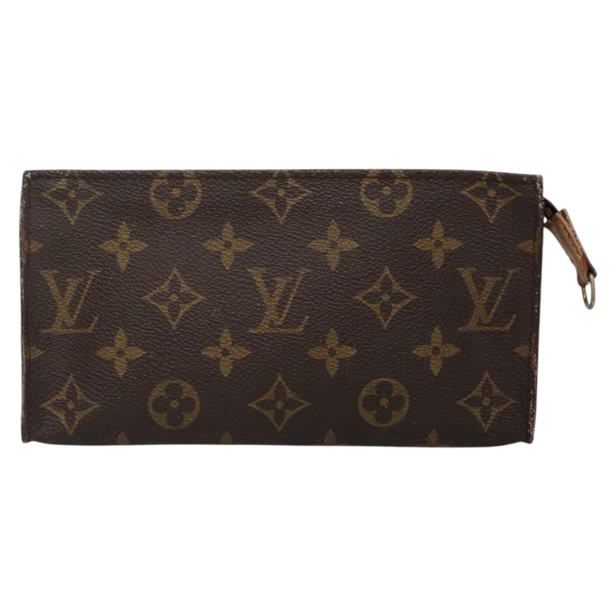 LOUIS VUITTON Monogram Bucket GM Accessory Pouch LV Auth 138295