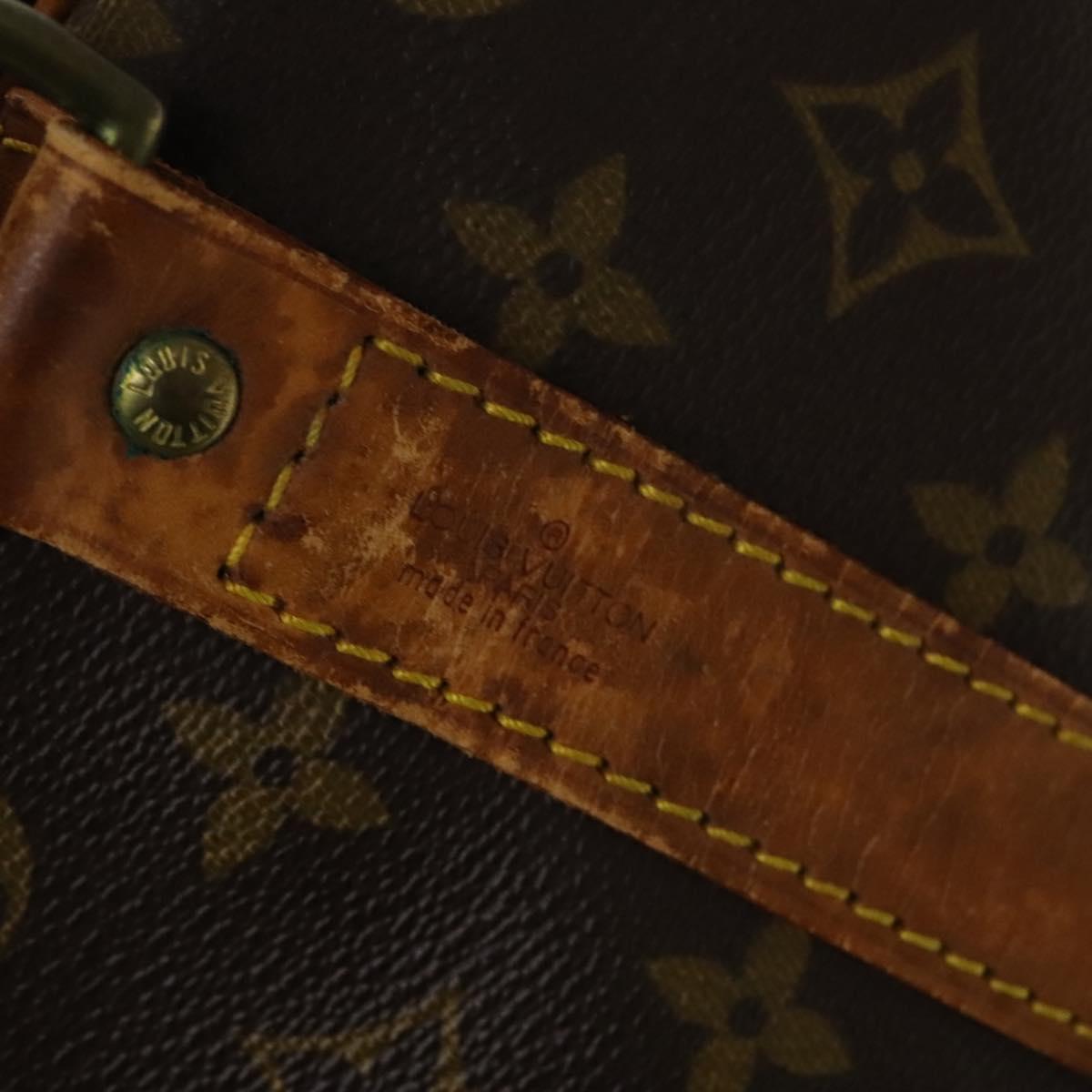 LOUIS VUITTON Monogram Keepall Bandouliere 50 Boston Bag M41416 LV Auth 138297