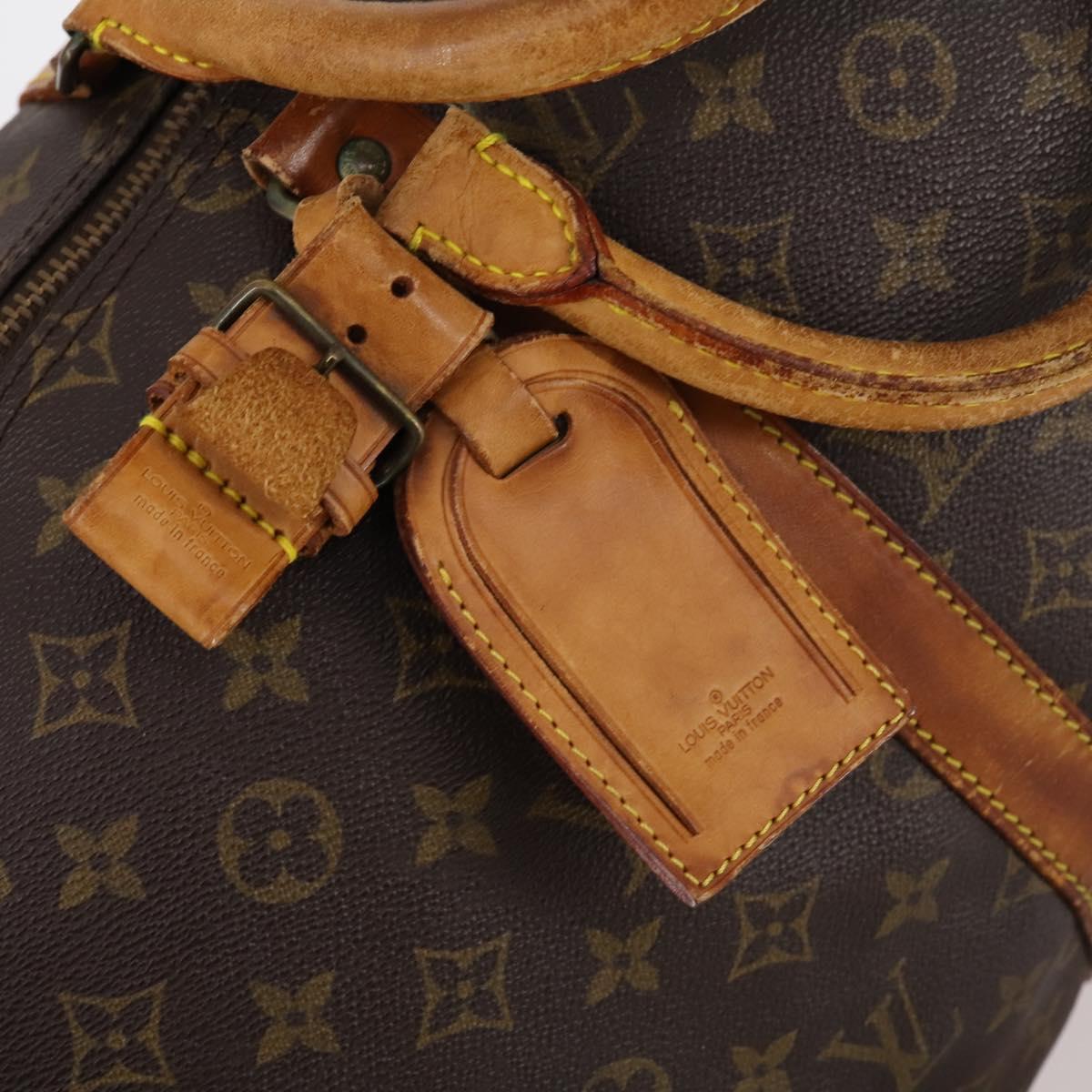 LOUIS VUITTON Monogram Keepall Bandouliere 50 Hand Bag M41416 LV Auth 138308