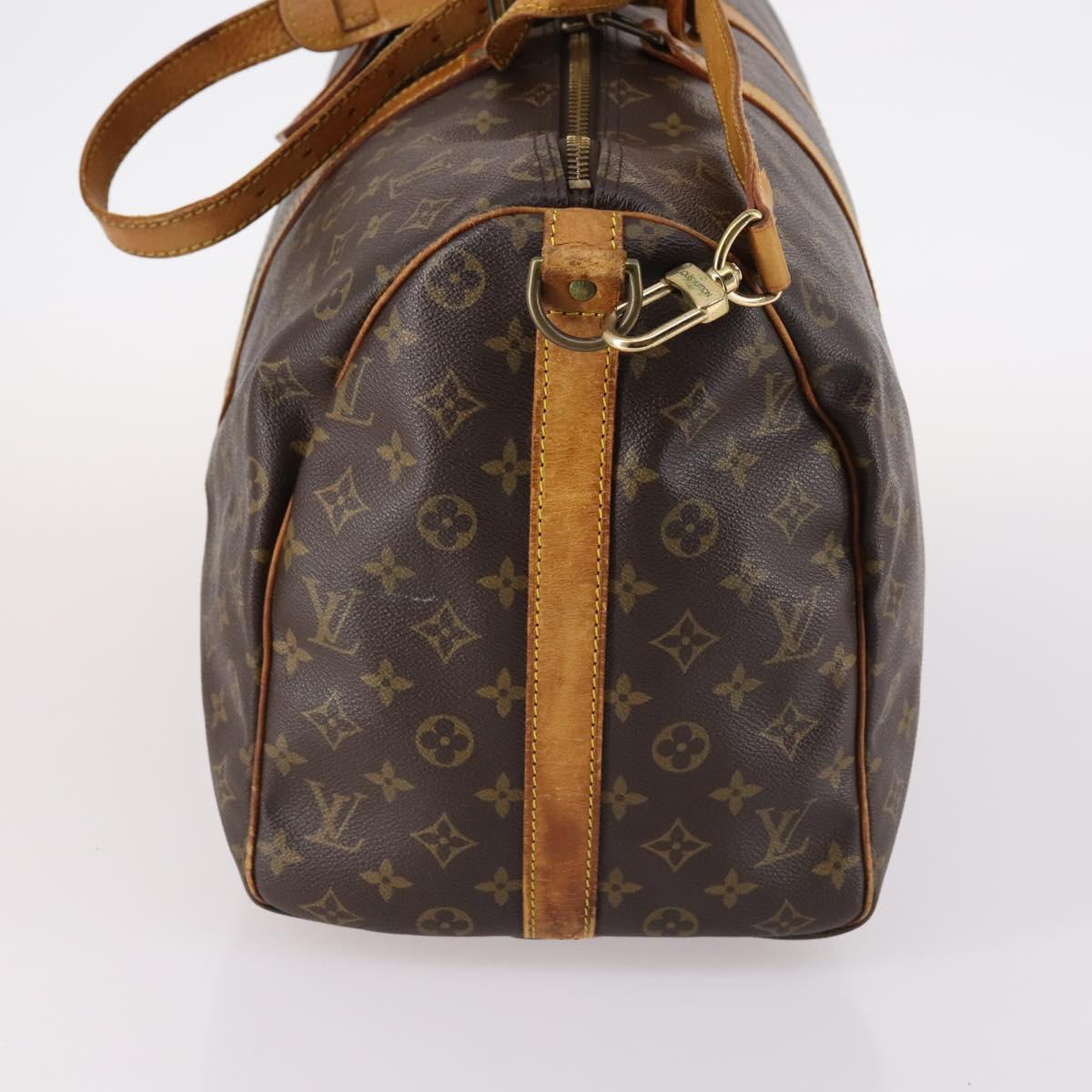 LOUIS VUITTON Monogram Keepall Bandouliere 50 Hand Bag M41416 LV Auth 138308
