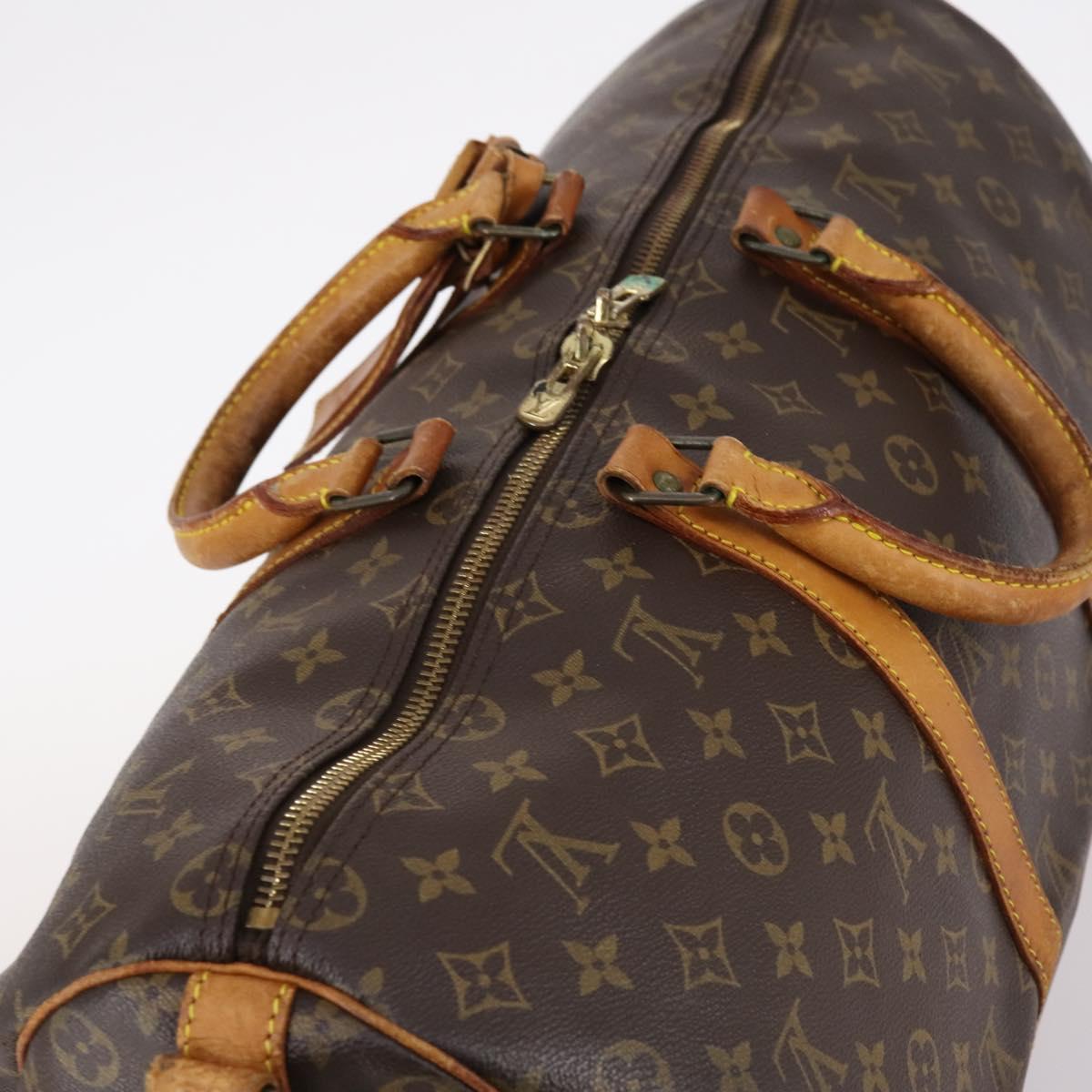 LOUIS VUITTON Monogram Keepall Bandouliere 50 Hand Bag M41416 LV Auth 138308