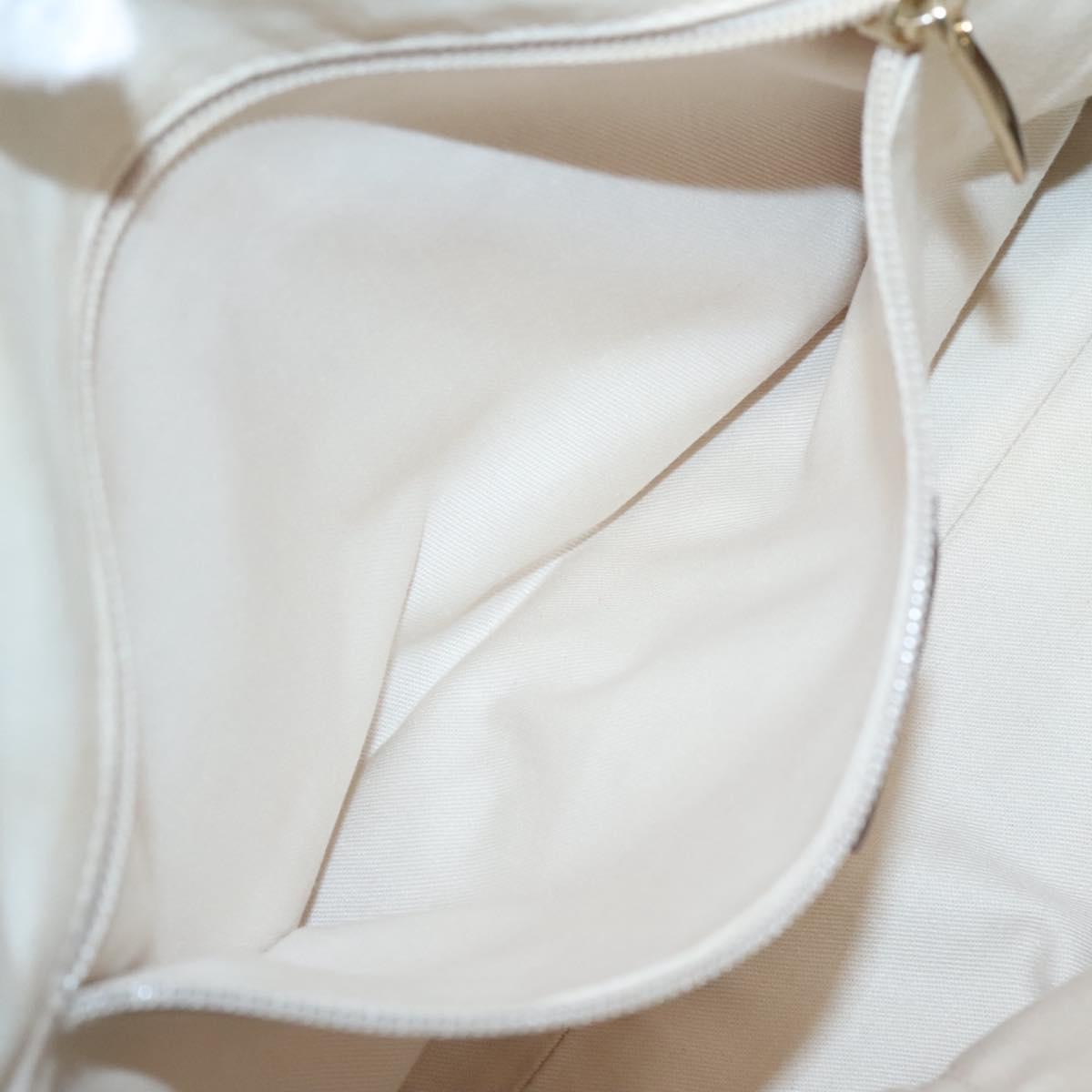 Salvatore Ferragamo Gancini Tote Bag Leather Brown Gold Auth 138354