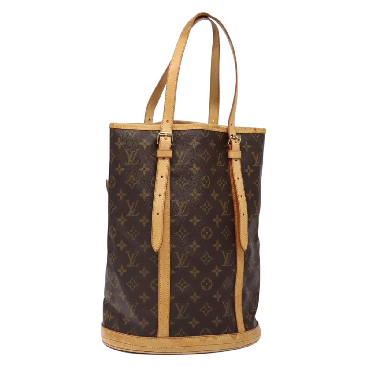 LOUIS VUITTON Monogram Bucket GM Shoulder Bag M42236 LV Auth 138364