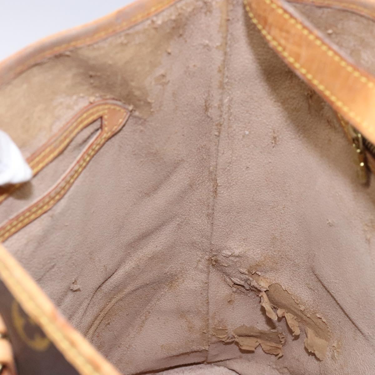 LOUIS VUITTON Monogram Bucket GM Shoulder Bag M42236 LV Auth 138364