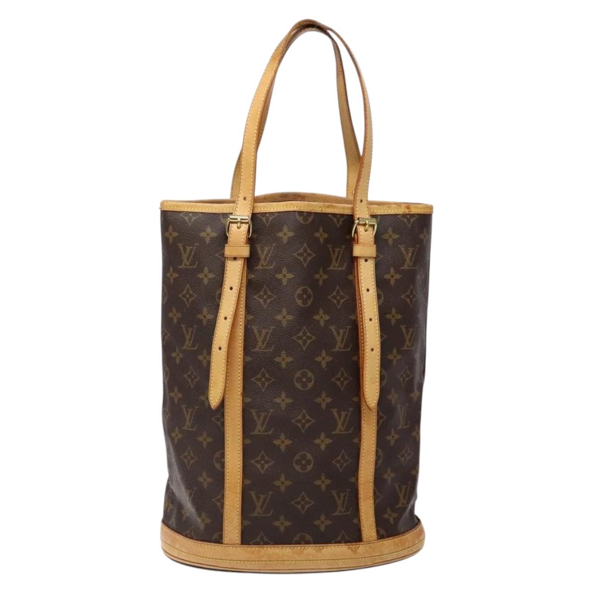 LOUIS VUITTON Monogram Bucket GM Shoulder Bag M42236 LV Auth 138364