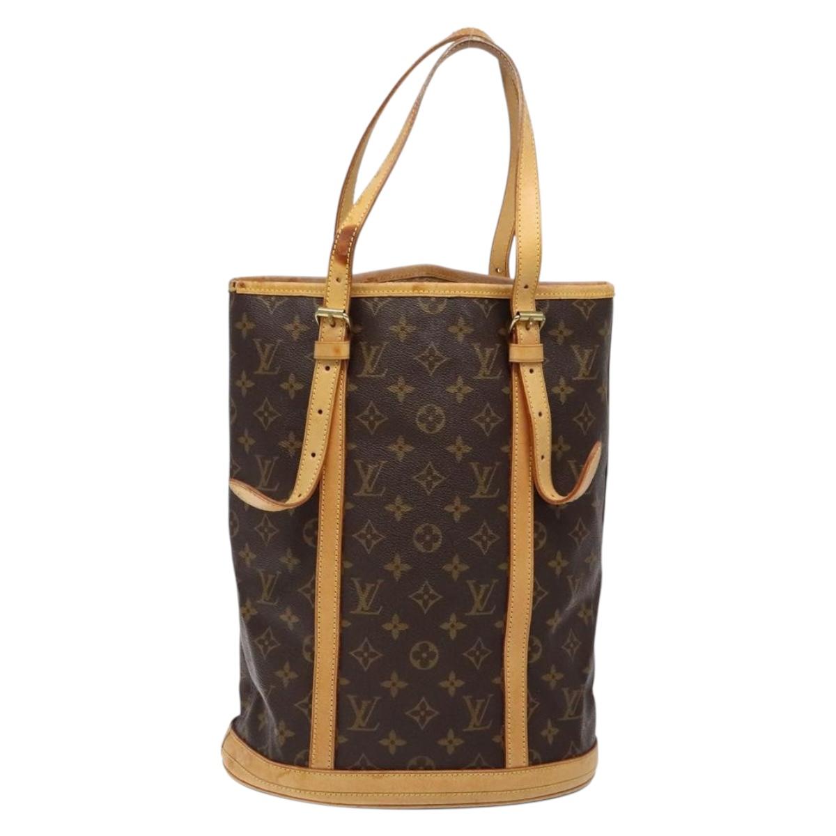 LOUIS VUITTON Monogram Bucket GM Shoulder Bag M42236 LV Auth 138364