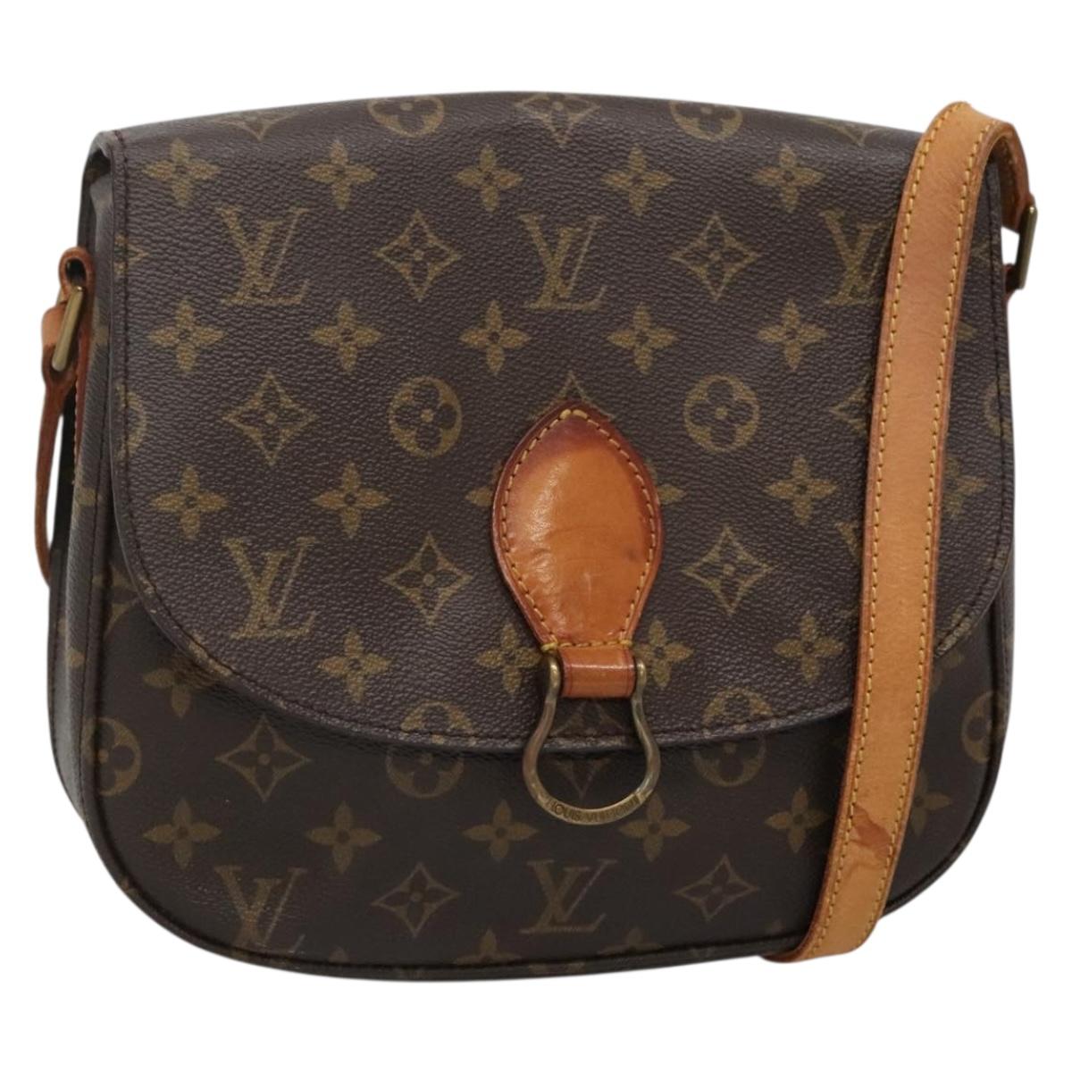 LOUIS VUITTON Monogram Monogram Saint Cloud GM Shoulder Bag M51242 Auth 138379
