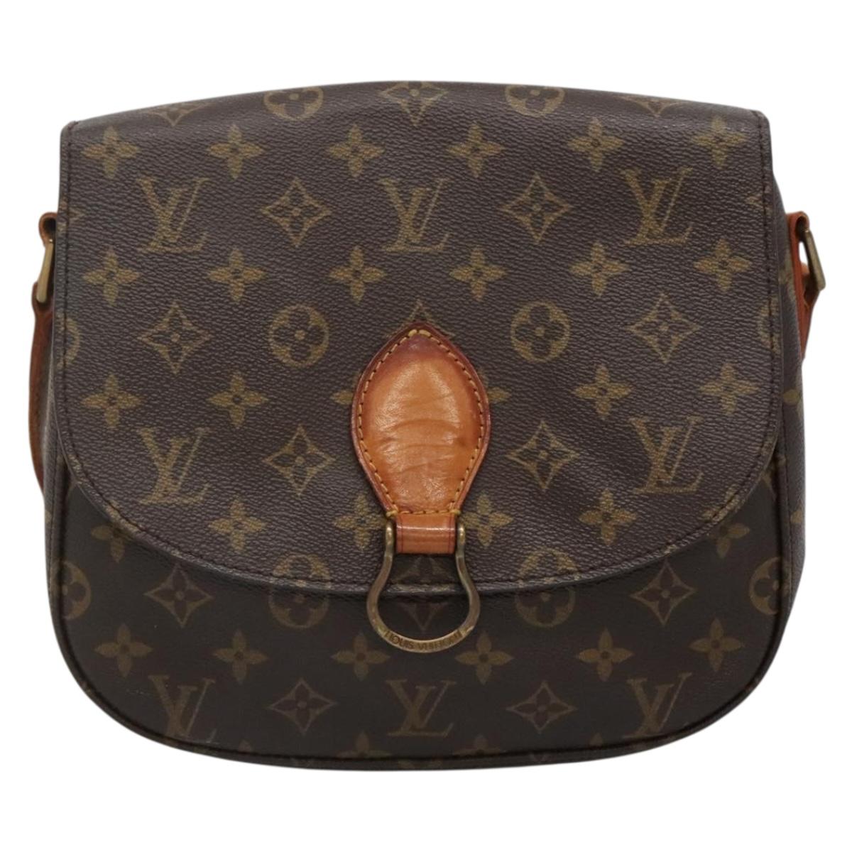 LOUIS VUITTON Monogram Monogram Saint Cloud GM Shoulder Bag M51242 Auth 138379