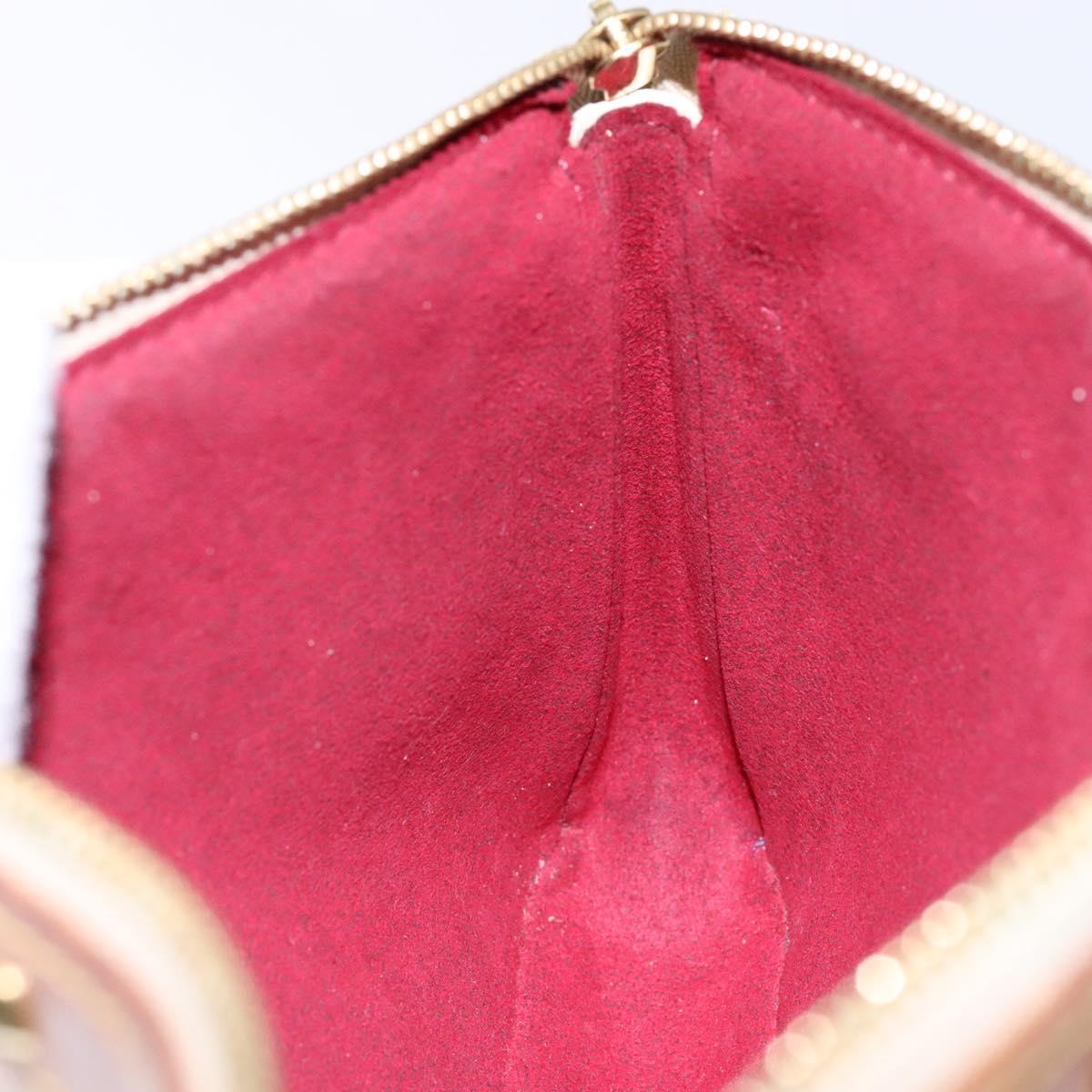 LOUIS VUITTON Monogram Multicolor Pochette Pouch White M92649 LV Auth 138420