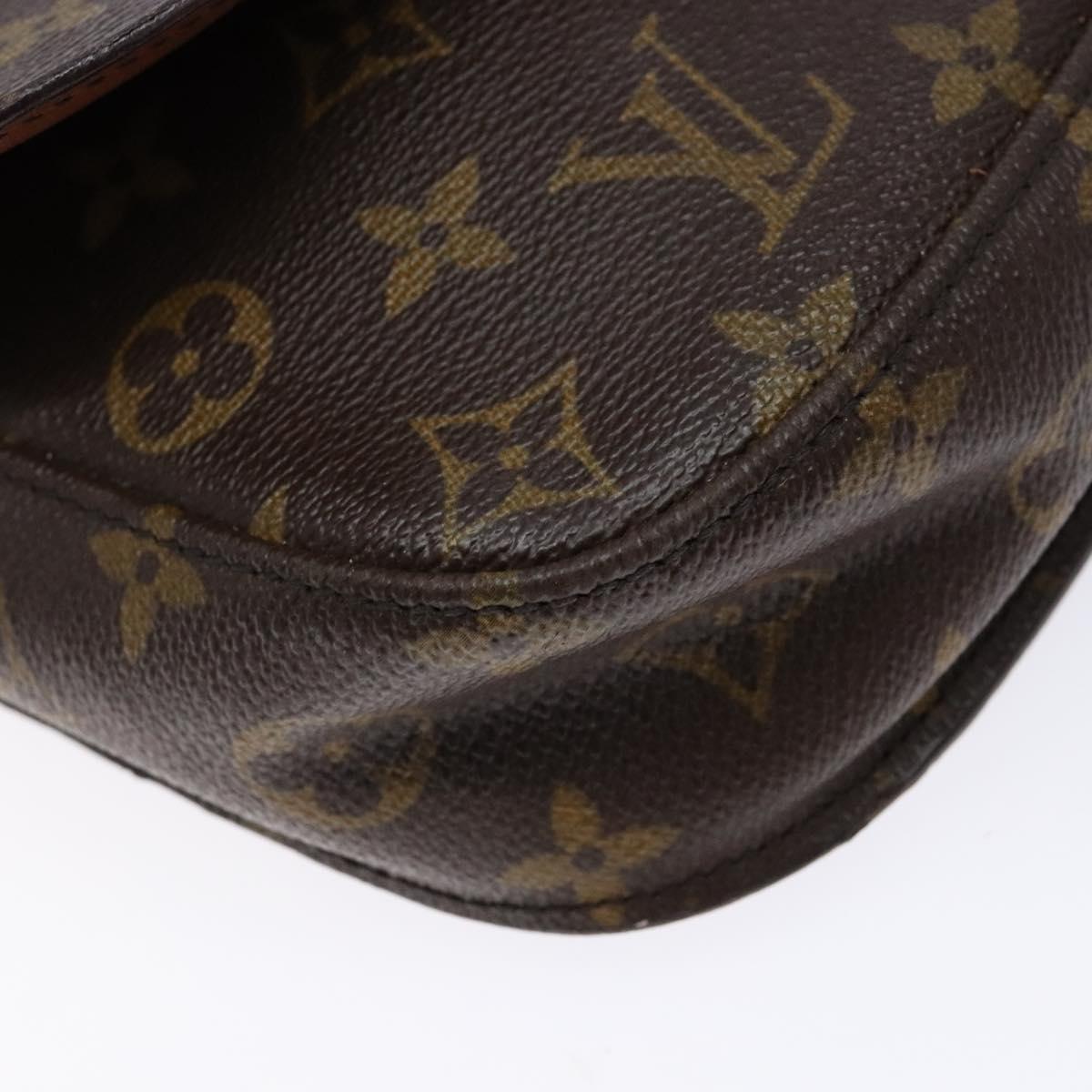 LOUIS VUITTON Monogram Saint Cloud MM Shoulder Bag M51243 LV Auth 138428