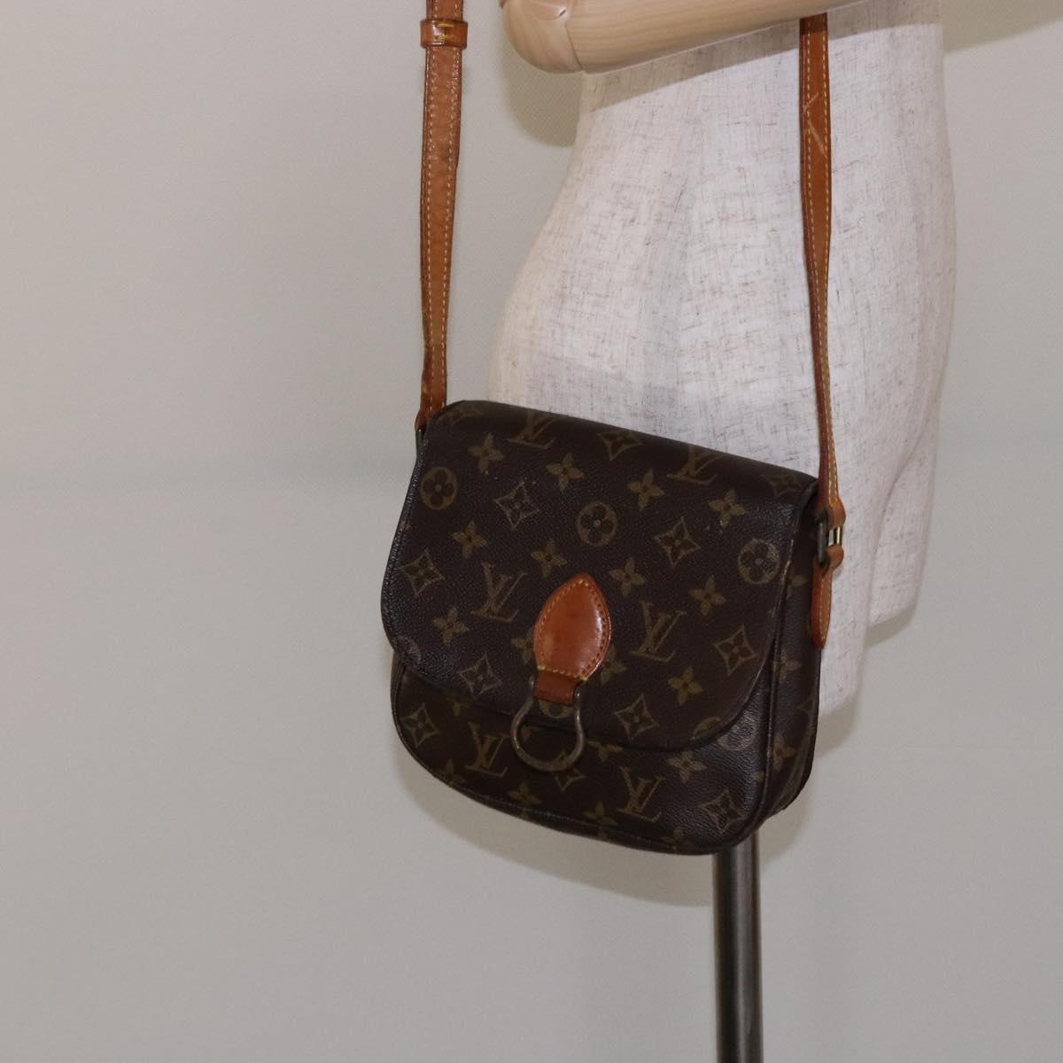 LOUIS VUITTON Monogram Saint Cloud MM Shoulder Bag M51243 LV Auth 138428