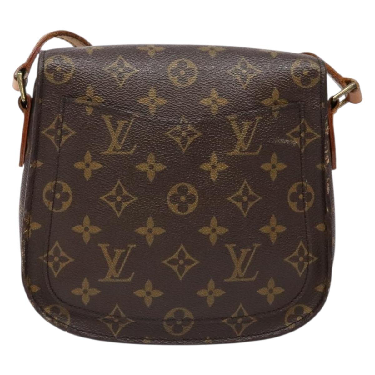 LOUIS VUITTON Monogram Saint Cloud MM Shoulder Bag M51243 LV Auth 138428