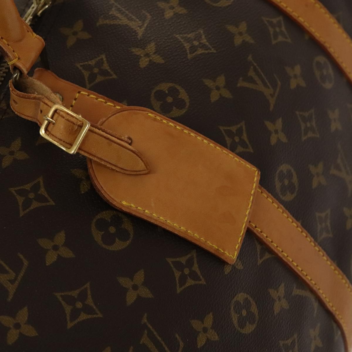 LOUIS VUITTON Monogram Keepall 55 Boston Bag M41424 LV Auth 138434