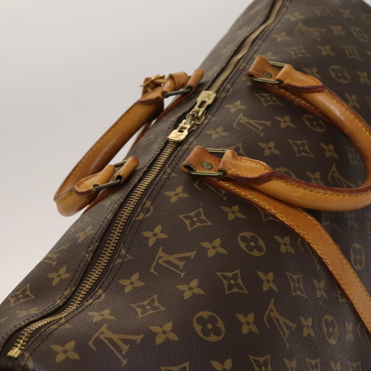 LOUIS VUITTON Monogram Keepall 55 Boston Bag M41424 LV Auth 138434