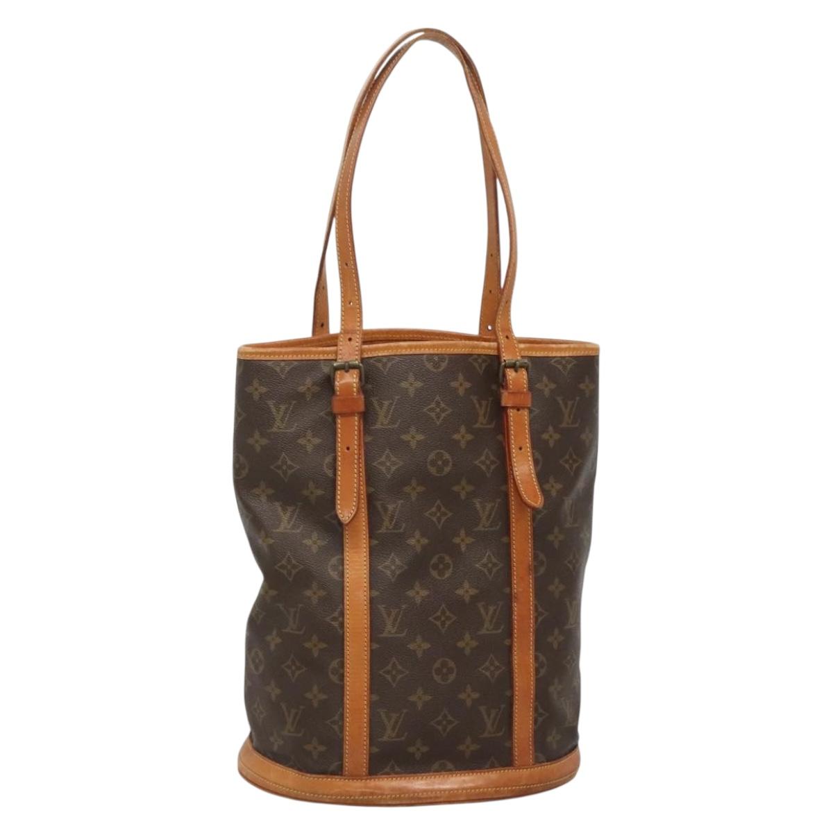 LOUIS VUITTON Monogram Bucket GM Shoulder Bag Vintage M42236 LV Auth 138435
