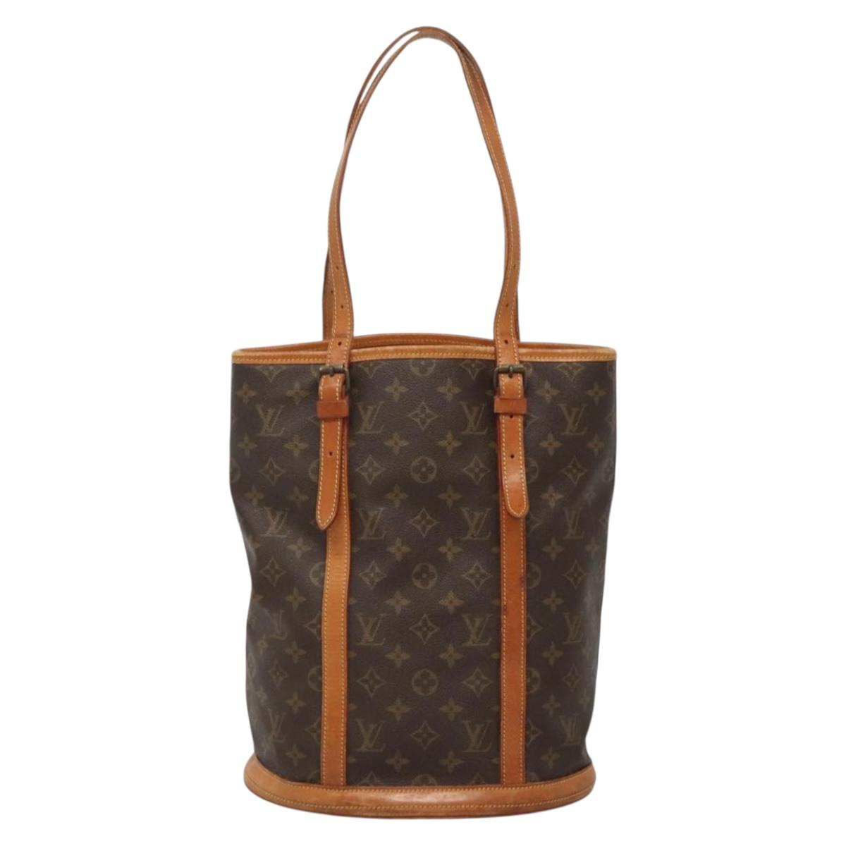 LOUIS VUITTON Monogram Bucket GM Shoulder Bag Vintage M42236 LV Auth 138435