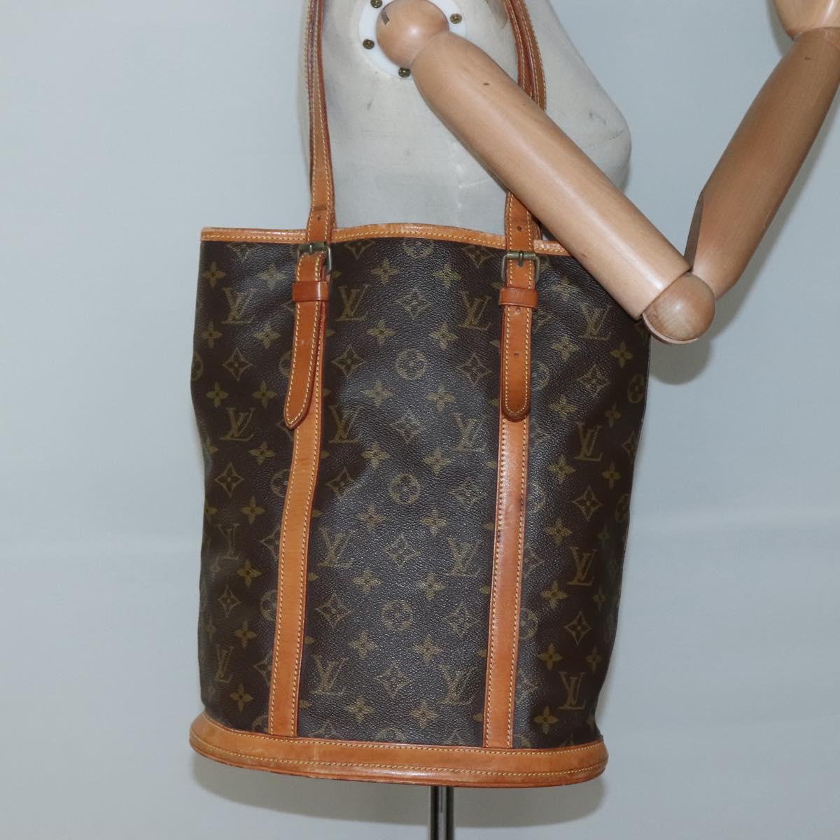 LOUIS VUITTON Monogram Bucket GM Shoulder Bag Vintage M42236 LV Auth 138435