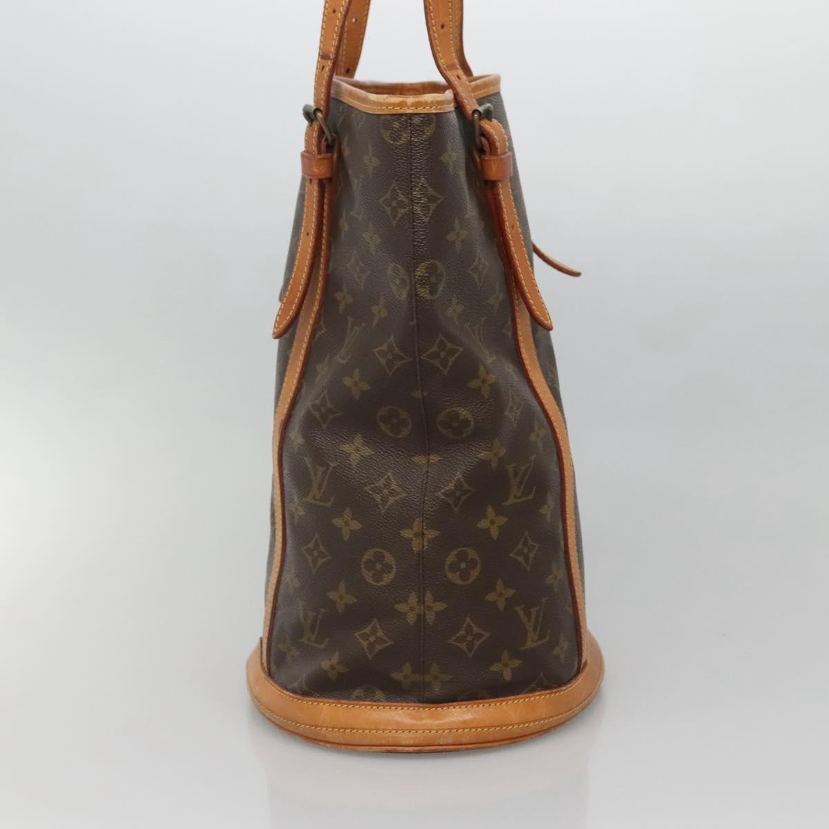 LOUIS VUITTON Monogram Bucket GM Shoulder Bag Vintage M42236 LV Auth 138435
