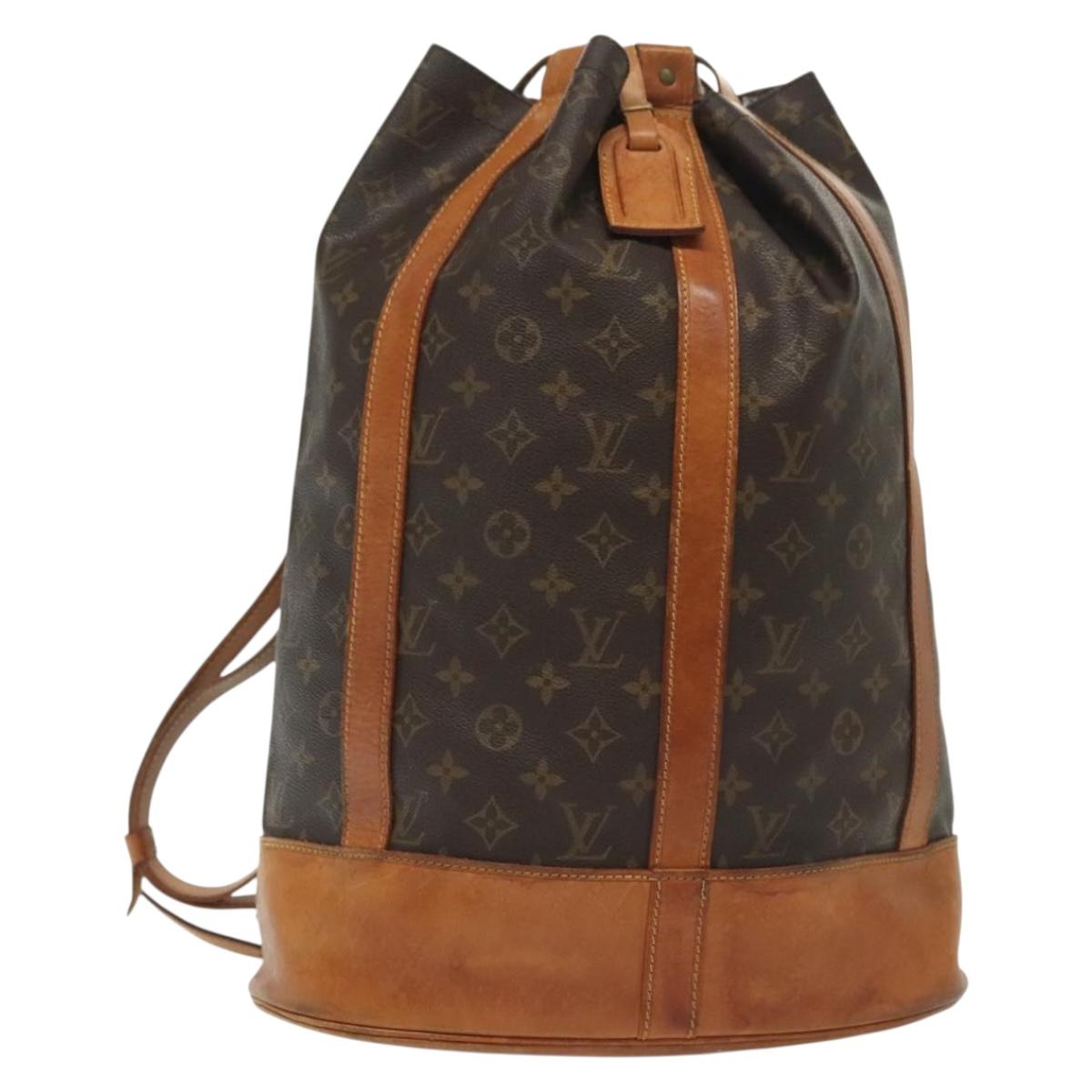 LOUIS VUITTON Monogram Randonnee GM Shoulder Bag M42244 LV Auth 138443
