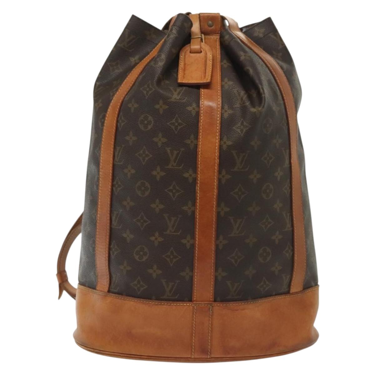 LOUIS VUITTON Monogram Randonnee GM Shoulder Bag M42244 LV Auth 138443