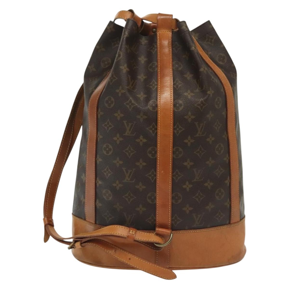 LOUIS VUITTON Monogram Randonnee GM Shoulder Bag M42244 LV Auth 138443
