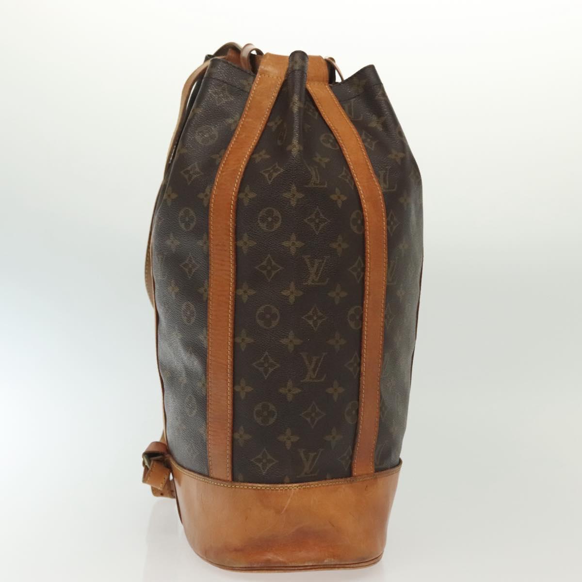 LOUIS VUITTON Monogram Randonnee GM Shoulder Bag M42244 LV Auth 138443