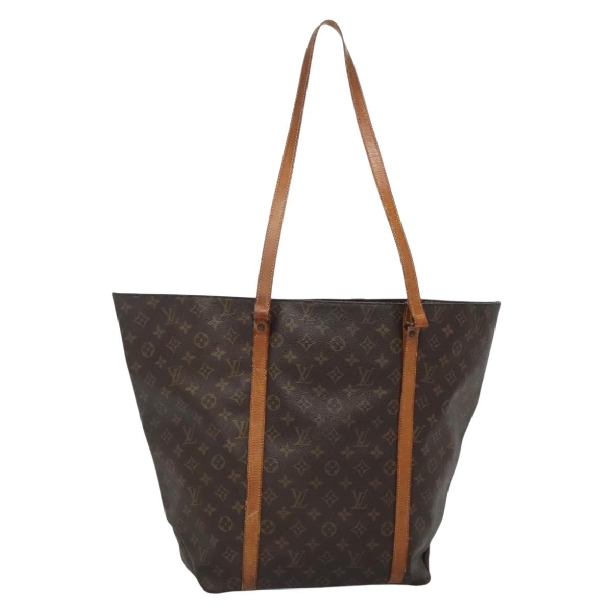 LOUIS VUITTON Monogram Sac Shopping GM Tote Bag M51110 LV Auth 138468
