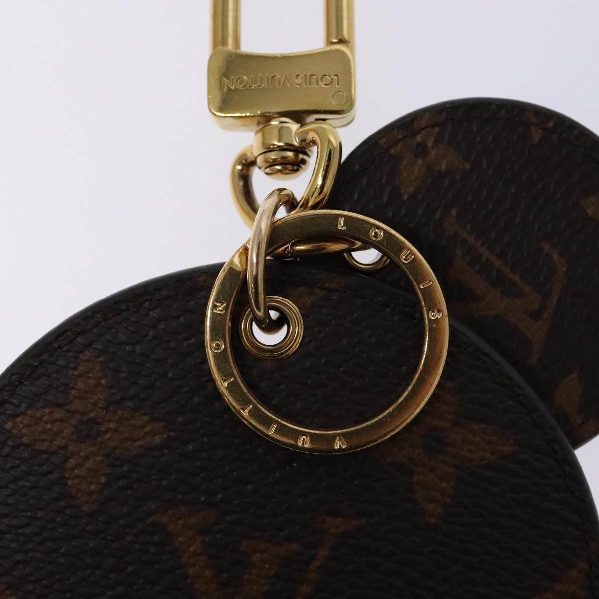 LOUIS VUITTON Reverse Giant Porte Cles Illustre Charm Gold M69317 Auth 138485