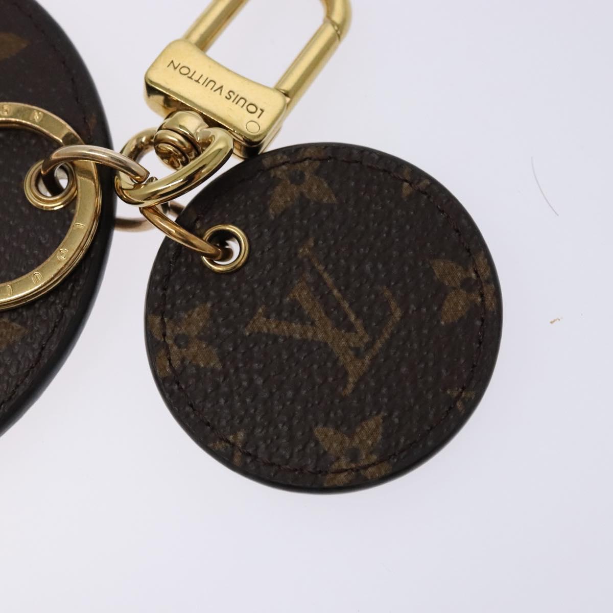 LOUIS VUITTON Reverse Giant Porte Cles Illustre Charm Gold M69317 Auth 138485