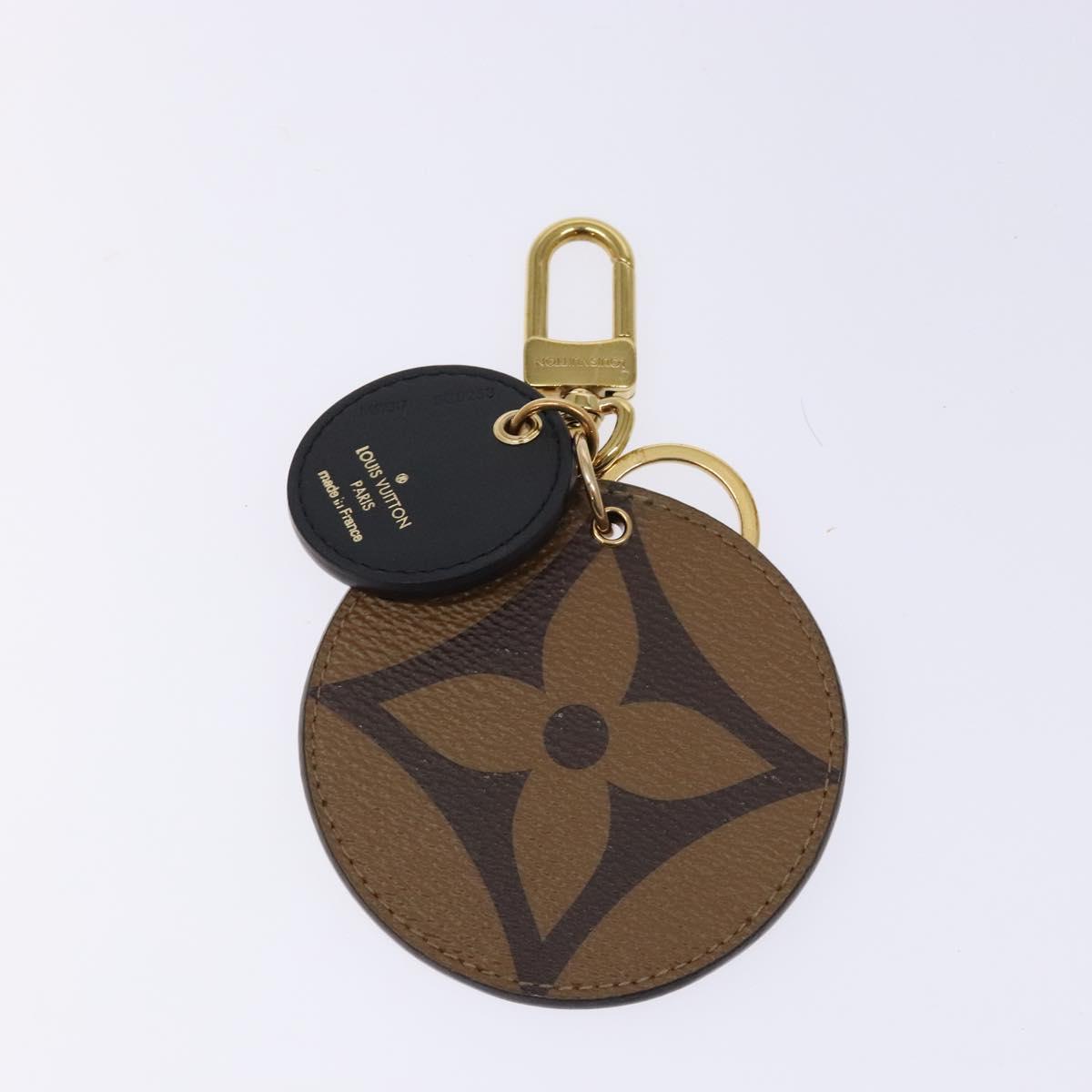 LOUIS VUITTON Reverse Giant Porte Cles Illustre Charm Gold M69317 Auth 138485