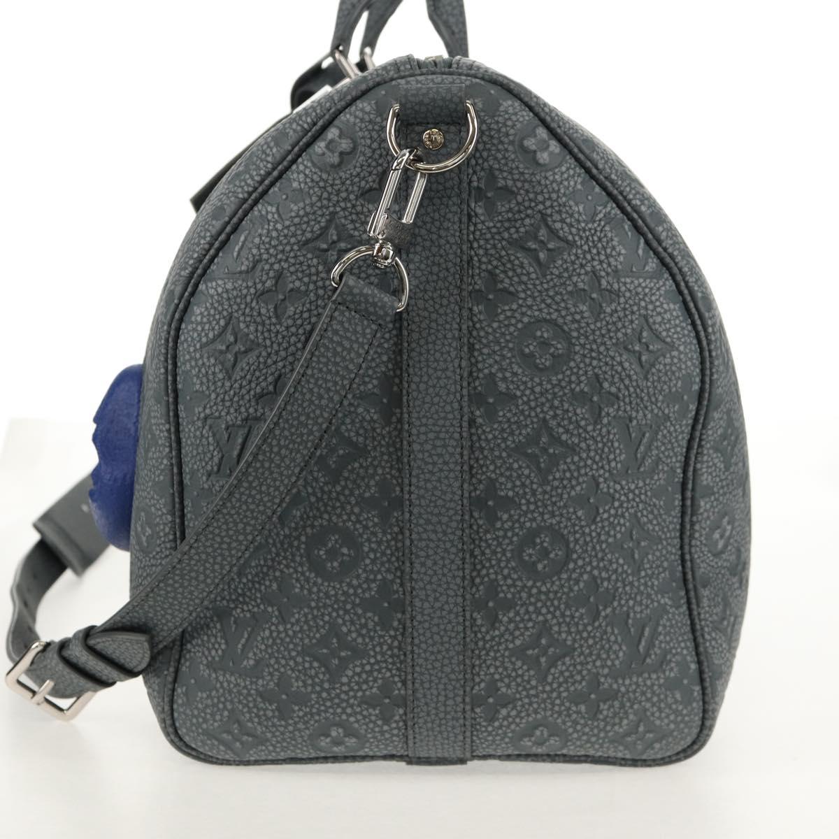 LOUIS VUITTON Taurillon Climbing Keepall Bandouliere 50 Bag M20901 Auth 138514SM
