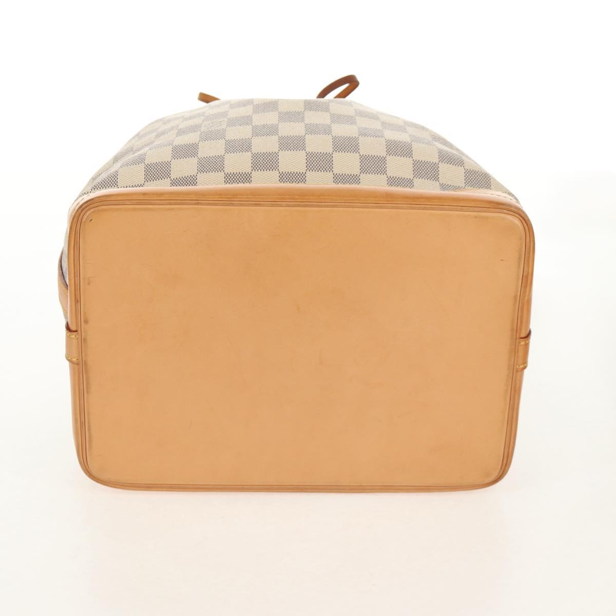 LOUIS VUITTON Damier Azur Noe Shoulder Bag N42222 LV Auth 138518V
