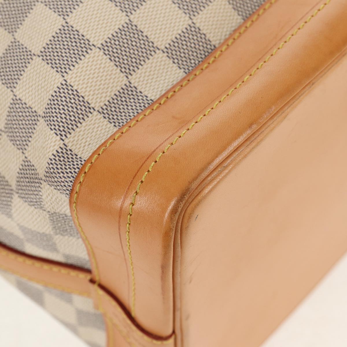 LOUIS VUITTON Damier Azur Noe Shoulder Bag N42222 LV Auth 138518V