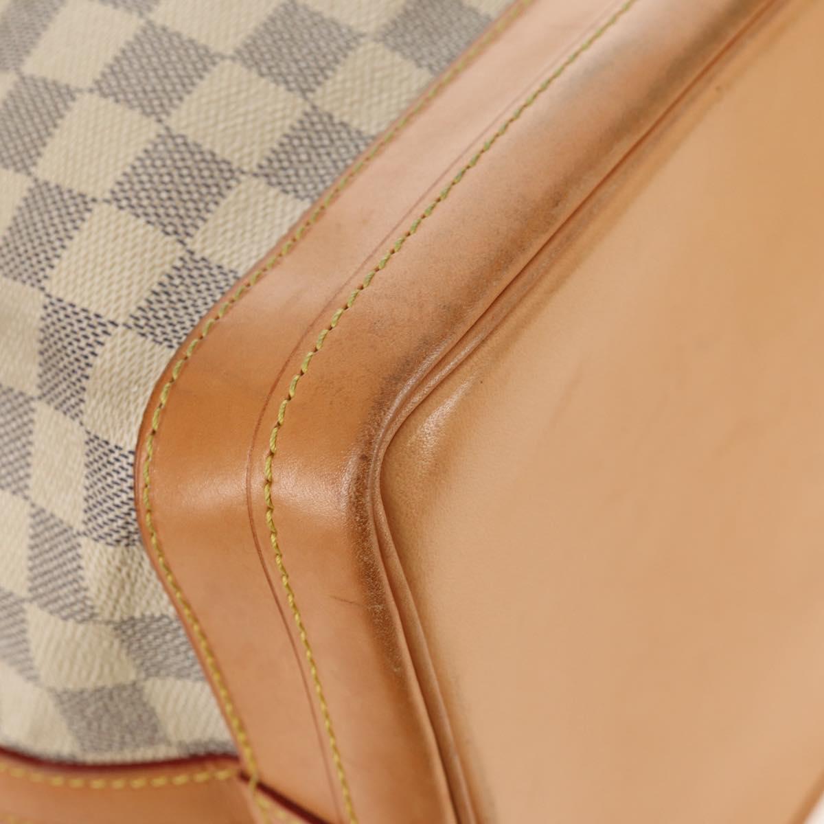 LOUIS VUITTON Damier Azur Noe Shoulder Bag N42222 LV Auth 138518V