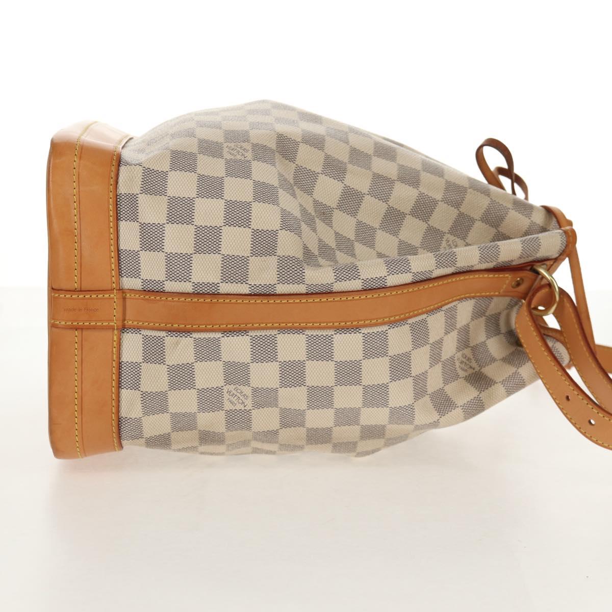 LOUIS VUITTON Damier Azur Noe Shoulder Bag N42222 LV Auth 138518V