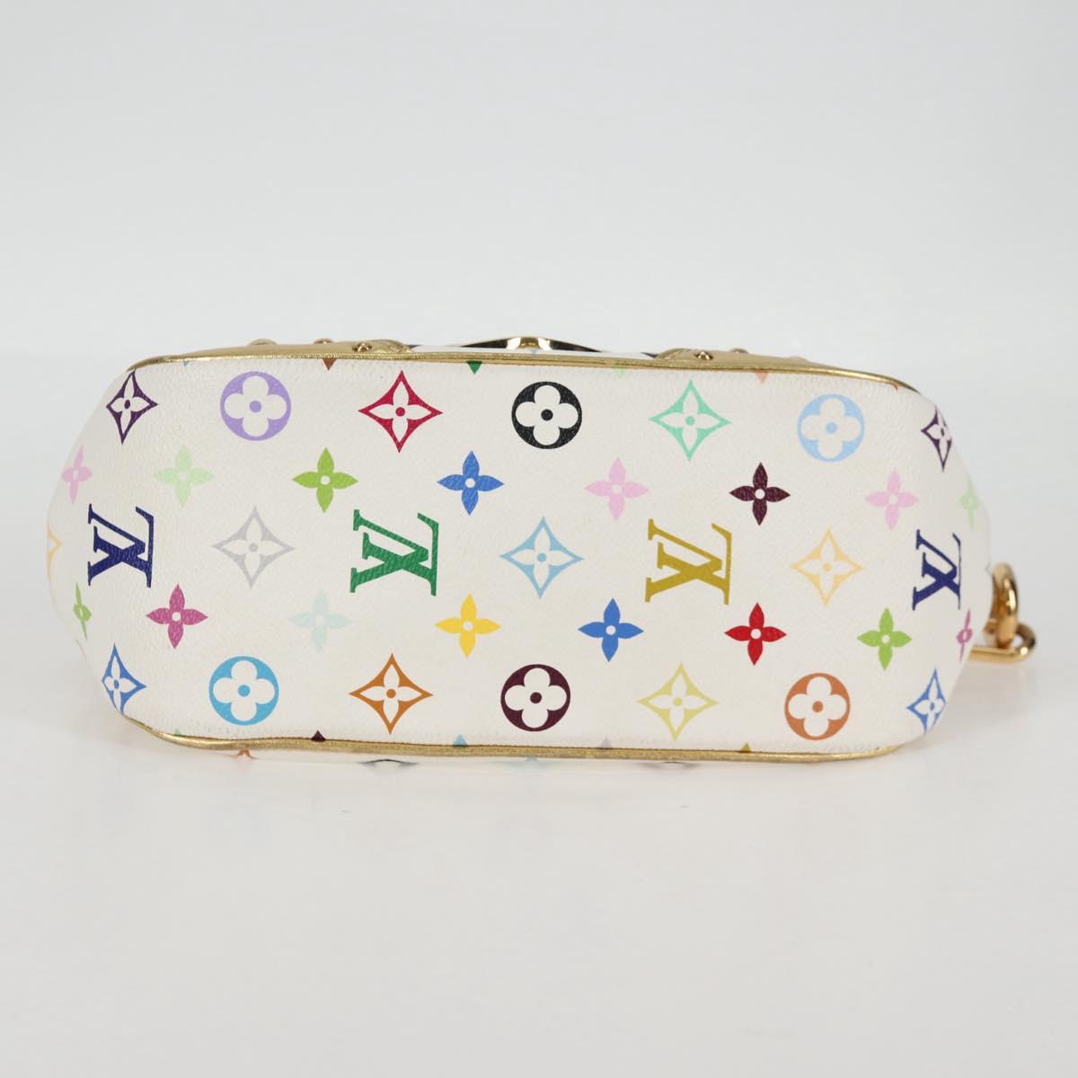 LOUIS VUITTON Monogram Multicolor Marilyn Shoulder Bag White M40206 Auth 138531SAV