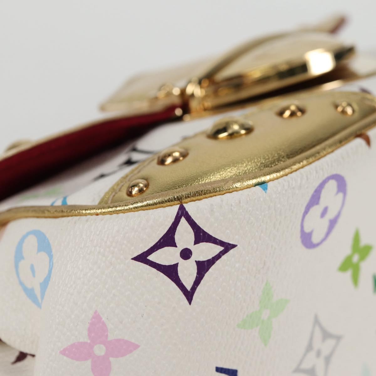 LOUIS VUITTON Monogram Multicolor Marilyn Shoulder Bag White M40206 Auth 138531SAV