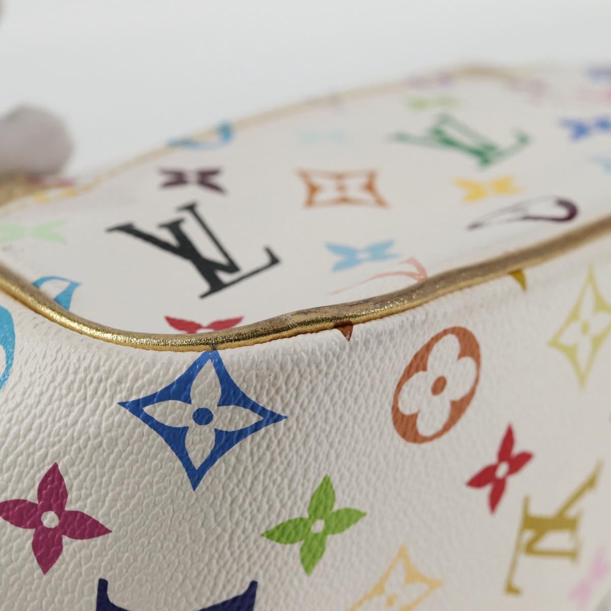 LOUIS VUITTON Monogram Multicolor Marilyn Shoulder Bag White M40206 Auth 138531SAV