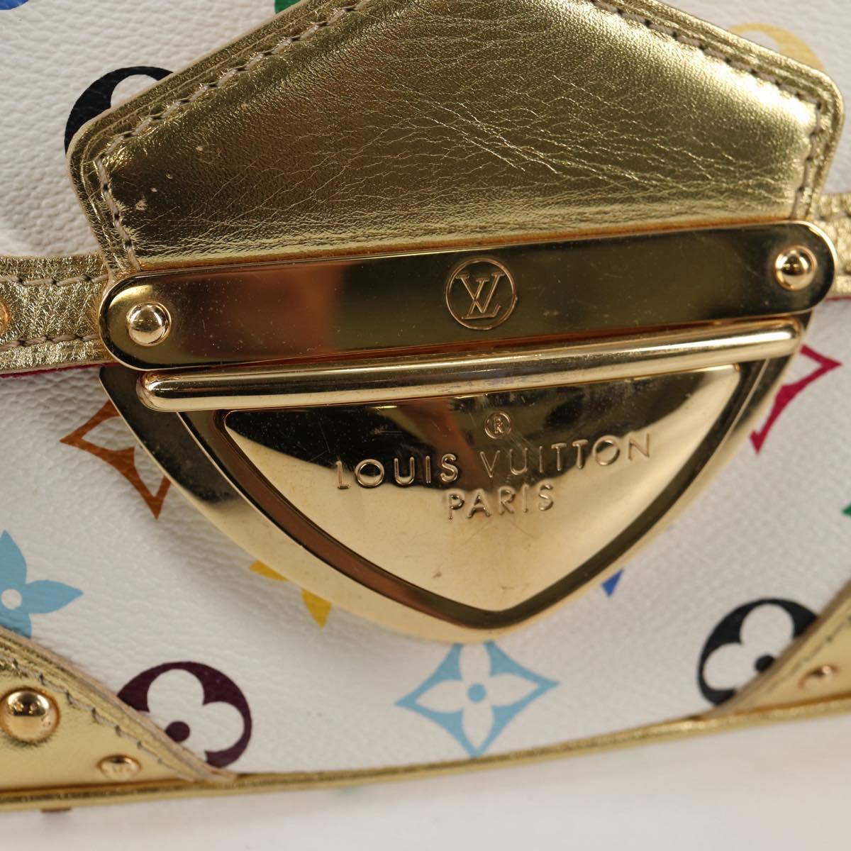 LOUIS VUITTON Monogram Multicolor Marilyn Shoulder Bag White M40206 Auth 138531SAV