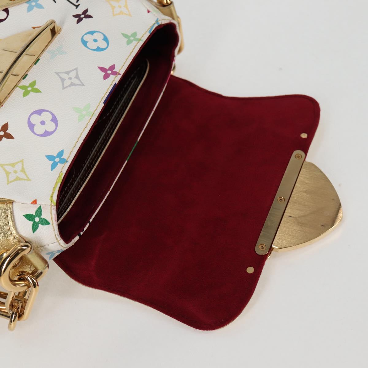 LOUIS VUITTON Monogram Multicolor Marilyn Shoulder Bag White M40206 Auth 138531SAV
